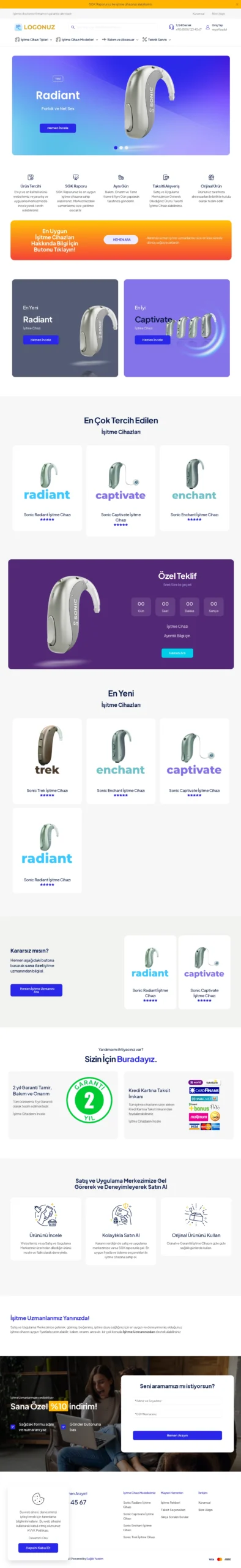 İşitme Web Tasarım – En Uygun İşitme Cihazları
